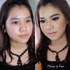 Still learning for bridal makeup 👰🏻
Thank you @makeupby_nungky 
For the lesson and @selvianiselly being my model *kecup satu2 yeay... 😘😘 #noedit #nofilter #makeup #motd #bridalmakeup #muajakarta #muatangerang #beauty #clozetteid #bestoftheday #makeupjunkie #makueplovers #like4like #l4l #mymakeup #flawless #hudabeauty