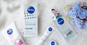 Review Nivea Makeup Care Plus Soft Smokey Eye & Bold Lips Makeup Tutorial