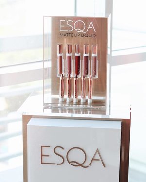 Got my lipstick fever @esqacosmetics 😍 one of the best local lipstick I've tried so far. They comes in 10 pretty colors of matte lip liquid and satin lip crayon. I'm in love with both of it! Its really smooth, easy to apply and not drying on my lips. Plus its vegan, free paraben, and nourished with Vit E. So its really good and healthy for lips 👄#ESQAddiction #ESQAXBeautynesia #beautynesiamember #beautynesia #clozetteid