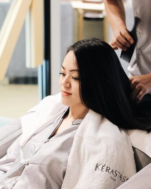 Done my Scalp Rejuvenating Ritual, Kerastase treatment at the newly opened @irwanteamhairdesign PIK Avenue Mall. Super cozy place and great service too 💆🏻✨Full review is up on my blog: http://bit.ly/2flIW6I#Irwanteam #clozetteid #clozetteidxirwanteamreview