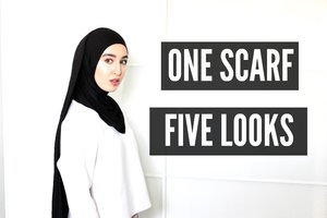 HIJAB TUTORIAL | Jersey scarves, 1 scarf, 5 looks | Fashionwithfaith - YouTube