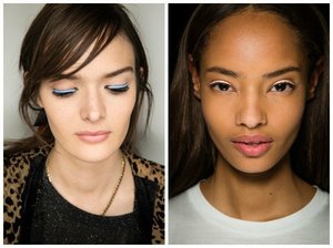 The eyes were bright and colorful on the runways. The pops of color ranged from soft to high-impact.