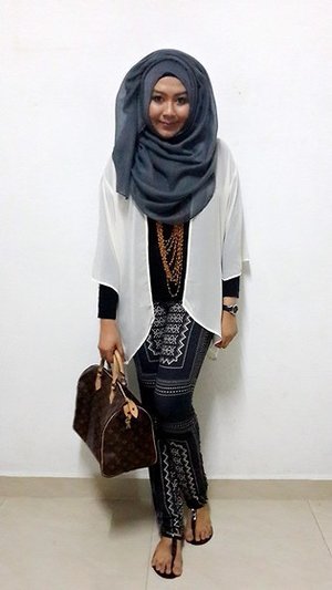 #Hijabinwork#PrintedPants