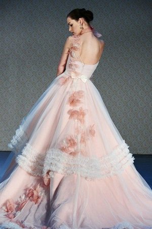 stunning pink wedding gown