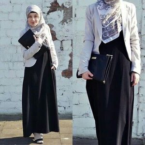 muslimah inspiration blazer hijab style