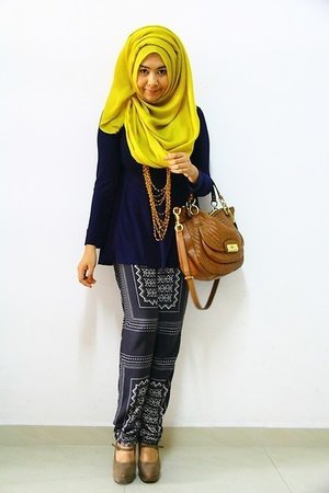 #hijabinwork#PrintedPants