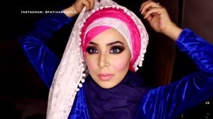 Zigzag Criss Cross Bridal Hijab Tutorial ft. www.saifmodesty.com |fatihasWORLD - YouTube#CIDBraids