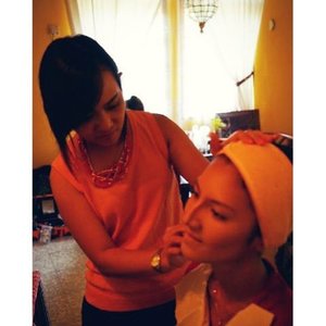 Make them smile....while you done their make up... 💋💄 #nikonrallyphoto #makeupaddict #makeuplover #riaswisudajogja #riasbridaljogja
#mua #muaindonesia #muajogja #MUAWorld #makeupJogja #MakeUpIndonesia #MakeUpWorld #Indonesia #Kryolanindo #PhotoProduct #HairDo #AsyaMakeupStudio #MakeUpBridal #makeuplovers  #makeupartist #makeuptalk #makeupbyme #makeupoftheday #clozetteID #InstaMagAndroid #wakeupandmakeup #makeupartisindonesia #diy #muafinder #makeupwisuda