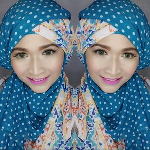 Assalammualaikum, selamat pagi, selamat menjalankan ibadah puasa. 
Hijab kali ini aku menggunakan 2 Macam pashmina dengan motif yang berbeda, polka-dot dan abstrak, this is my hitNrun style, what is yours? 
#clozetteid #godiscover #hitnrun #makeupbyedelyne #hijabbyedelyne #indonesianbeautyblogger #mua #muaindonesia #riasmuslimah #hijabers #hijabfashion #instahijab #hijabstyle #hijab #hijabinstyle #hijabIndonesia #hijaboftheday #hijaboftheworld