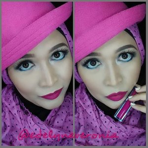 Lipstick from @aromi_beauty  electric orchid. #makeupbyedelyne #hijabbyedelyne #indonesianbeautyblogger #mua #muaindonesia #makeupartist #makeupaddict #makeupartistsworldwide #wakeupandmakeup #dressyourface #vegas_nay #huda_beauty #zukreat #lipstickoftheday #makeupartistsworldwide #makeupmommy #clozetteid #makeup