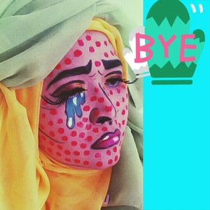 #popart #popartmakeup #makeupbyme #makeupbyedelyne #mua #makeupartist #makeupaddict #indonesianbeautyblogger #clozetteid #makeup