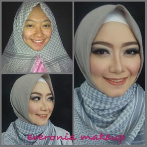 Makeover hari ini untuk neng @rindhyfos#makeupbyedelyne #hijabbyedelyne #indonesianbeautyblogger #mua #muaindonesia #riasmuslimah #makeupartist #makeupartistindonesia #makeover #hijabstyle #hijab #beforeafter #clozetteid #makeup #starclozetter