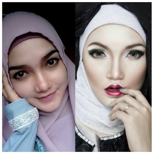 Makeover for @reistaputrii #beforeafter #makeupbyedelyne #muaindonesia #mua #hijabbyedelyne #hijabiqueen #hijabstyle #hijabphotography #indonesianbeautyblogger #clozetteid #makeup