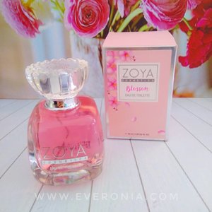 Salah 1 varian parfum terbaru dari @zoyacosmetics adalah Blossom , aroma bunga khas musim semi yang memberikan kesegaran alami , sukaaa banget sama wanginya 😘😘😘. #zoyacosmetics #easilylookinggood #bdgbbxzoyacosmetics #starclozetter #clozetteid #parfume #zoyacosmetics  #zoyaparfume