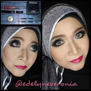 This is my glamorous makeup for party. I'm using loose powder no 03, Sparklin Powder Silver, Lip Liner tender rose, eyebrow Pencil EB-02, mascara, and liquid Lip color  from @pac_mt. #PACMU #makeupbyedelyne #hijabbyedelyne #indonesianbeautyblogger #mua #muaindonesia #makeupartist #makeupaddict #clozetteid #makeup #starclozetter