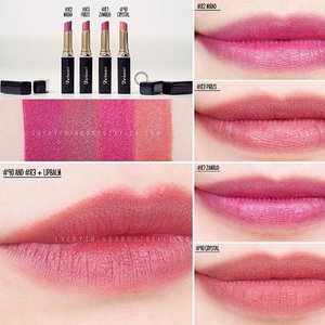 Malem-malem bagi racun, my latest review and swatches of the legendary Purbasari Lipstick Matte Color.

Setelah muter-muter guardian akhirnya nemu shades-shades ini.. And for IDR 30.000,- these are definitely worth the hype!

#90 & #83 are my favorites!
Check out the blog for full review.
Direct link: bit.ly/purbasarimatte 😍😍😍 #indonesianbeautyblogger #beautybloggerid #bbloggers #clozetteid #swatches #lipstick #lipstickswatch #localbrand #indonesianbrand #purbasarimatte #beauty #motd #lipstickoftheday #fdbeauty