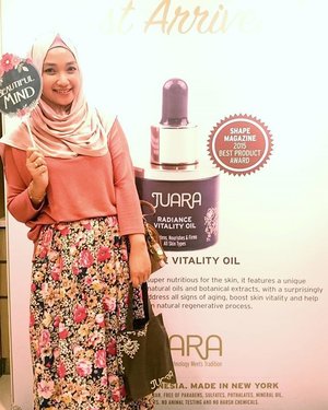 Let's try this radiance oil 😌😍 Thanks @juaragirlid for bunch of candlenut body polish, which I loved already ☺😊 #juaraskincare #juaragirlid #Clozetteid #makeup #glowingskin #skincare