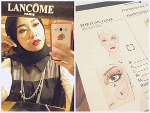 This is the Fortune Look that I created earlier today by using @lancomeid 's products at the @clozetteid #ClozetteBloggerBabeGathering #ClozetteID #fotd