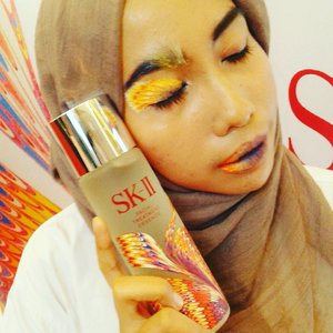Makeup inspired by SKII Suminagashi. 
#SKIIGifts #SKII #ChangeDestiny #ClozetteID #ClozetteIDxSKII