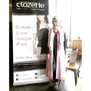 I am having fun at @clozetteid Clozetters Meet Up Travel in Style. Two main speakers not only sharing about traveling in style, but also how to travel in low budget.#ClozetteID #ClozettersMeetUp #HadaLaboID