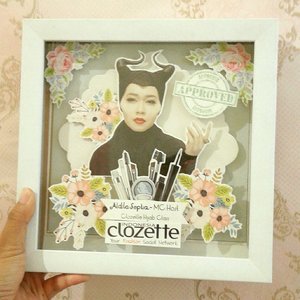 A surprise present from @clozetteid was way too cool!
It took me by surprise that they used my favourite look, the Maleficent makeup look. 
Thank you Clozette Indonesia Crew~

Me approved this! 😘 #clozetteID #Clozette #Maleficent #DIYFrame #ILoveThis