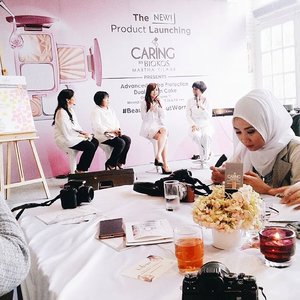 Sharing session with three experts from @caringbybiokos_mt . They are explaining about the @caringbybiokos_mt's new product that has a lot of benefits of skincare and makeup in one products! #caringbybiokos #BeautyWithoutWorry #sharethebestmoment #ClozetteID #allseebee