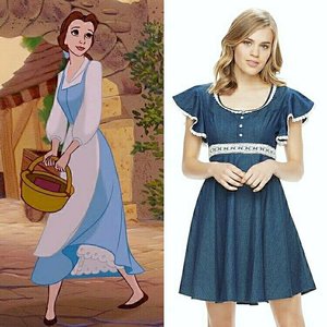 This is so cute, isn't it?!😍😍😍. If you want to know where you can get this dress, you can click https://www.whatwelike.co/blog/6257/5-Best-Beauty-and-the-Beast-Collaboration #clozetteid #beautyandthebeast #collaboration