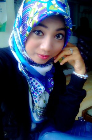 My blue hijab #AcerLiquidJade
