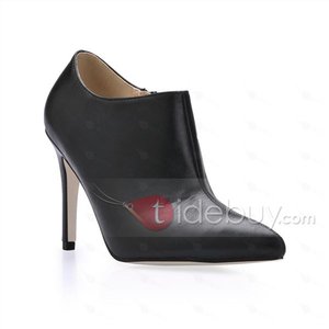 Cool PU Upper Stiletto Heels Closed-toe Women's Boots : Tidebuy.com
