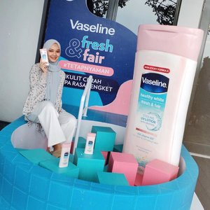so happy! akhirnya @vaselineid ngeluarin produk terbarunya yaitu Vaseline Healthy White Fresh & Fair yang formulanya lengkap banget! dan pastinya ga lengket jadi #tetapnyaman..#vaseline #ClozetteID