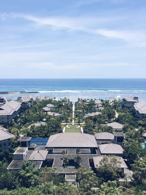 Blue sky, sandy beach and sunny day. I heart you, Bali 