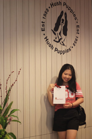 attending Hush puppies event