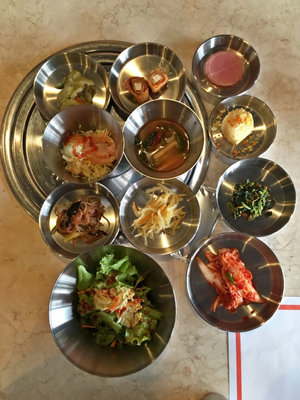 Korean side dishes at Gogigo Korean BBQ Restaurant. 😍😍😍
#ClozetteID
#StarClozetter