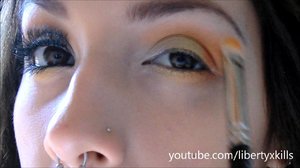 HALLOWEEN: Candy Corn Makeup Tutorial - YouTube