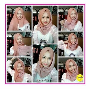 two tone hijab tutorial
