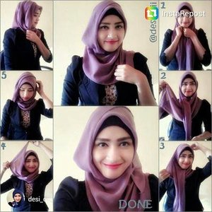 hijab tutorial office