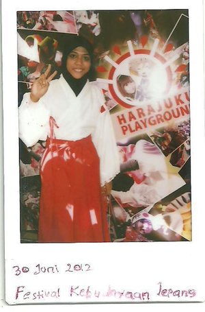 photo cosplay corner in Japan Festival, Blok M Jakarta, 30 Juni 2012