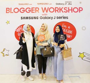 Happy time with the ladies @femaledailynetwork #FDNBloggerWorkshop 
#SamsungJ7J5
#IndonesianHijabBlogger
#clozetteid