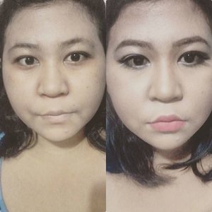 Transformation. 
#makeupbyvinaeska #vinadiaries #makeupoftheday #motd #makeup #makeupgeek #beforeandafter #beforeandafterpic #beforeandaftermakeup #balibeautyblogger #clozetteid #clozette
