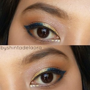 please focus on my eyeliner haha :P btw I'm one of those people who don't wax or cut my brow, respect it hahaha

this is my entry to get to be closer for being the winner of @bblog_id and @revlonid #EyEmphasize competition, I was using the Jade (retractable) and the Gold (liquid) Revlon Colorstay Eyeliner and I do love everything about it. Dazzling and Mesmerizing 💛💚💙💜 Confirmed!!! I will blog it very soon!!!! hahahha :D 
#beautybloggerid #ClozetteID #clozetteambassador #eotd #eyeliner #revloncolorstay #revlon #bblogid