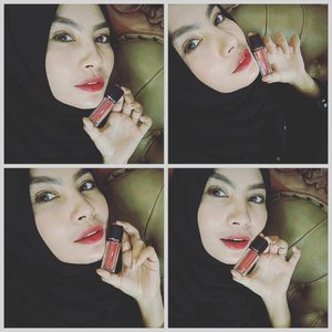 New fav! @maybelline vivid matte liquid lip color mat7 ❤👌 warna merahnya cakeup! Me likey so much, nempel awet seharian di bibir 💄💋 belinya 99K aja tapi rasanya mewah ~ #bbloggers #review #makeup #lipstick #lipstickaddict #maybellinenewyork #maybellineid #beautyblogger #clozetteid #clozettedaily #fotd #hijab #hijabdaily