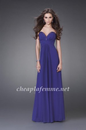 Known for their unique pieces and designs, this Le Femme 15126 demonstrates why. This strapless chiffon gown will surely catch the eye of everyone in an event. With a lovely sweetheart neckline framed with jewel embellishments, this is sure to be a head turner. It also has a gathered bodice and a pleated empire waistline that continues down in to a gorgeous floor length skirt. This La Femme Long Gown is perfect for Prom Dress, Evening Dress, Winter Formal Dress, Engagement Dress or Homecoming Dress.
 
Size: Standard Size or Custom Made Size
Closure: Side Zipper
Details: Jeweled Neckline
Fabric: Chiffon 
Length: Long
Neckline: Strapless Sweetheart  
Waistline: Empire
Color: Majestic Purple
Tag: MajesticPurple,Strapless,Long,Prom Dresses,La Femme 15126
