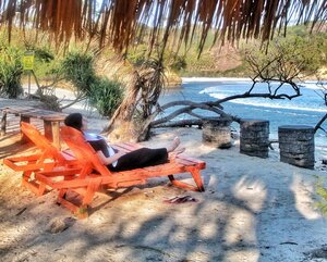Menjelang swastamita 🌅...📍Sanggar Beach