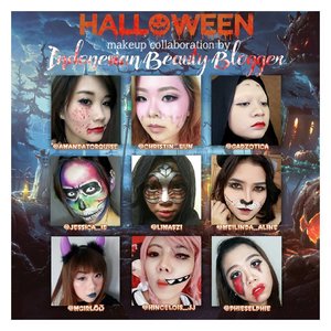 Did a Halloween makeup collaboration with some Indonesian Beauty Blogger.
My theme for this year's Halloween makeup is bloody ripped tears.
I'm still an amateur in SFX makeup but I had fun painting my face 😁
Tap to see other's feed ❤
.
.
#blogger #beautyblogger #clozetteid #indonesiablogger #indonesianblogger #indonesiabeautyblogger #indonesianbeautyblogger #beautybloggerindonesia #bloggerindonesia #beautybloggerid #sbybeautyblogger #surabayabeautyblogger #beautybloggersurabaya #bloggersurabaya #surabayablogger #sbyblogger #bloggerceria #bloggerceriaid #bloggerperempuan