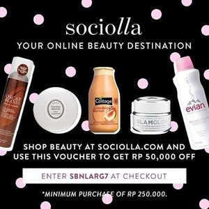 Restocking your toner? Or repurchase your favorite mascara?
Shop at Sociolla to fulfill tour beauty needs! Link on bio ❤
Use my voucher code SBNLARG7 to get IDR 50K off with minimum purchase of IDR 250K
.
.
#sociollablogger #sociolla #sociollabloggernetwork #sociollabloggercommunity #blogger #beautyblogger #clozetteid #indonesiablogger #indonesiabeautyblogger #beautybloggerindonesia #bloggerindonesia #beautybloggerid #sbybeautyblogger #surabayabeautyblogger #beautybloggersurabaya #bloggersurabaya #surabayablogger #sbyblogger #bloggerceria #bloggerceriaid #bloggerperempuan