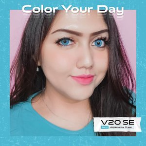 I love Aquamarine Green Color..💙💚Bahkan softlens gue paling sering warnanya itu.. Karena emg bikin kesan ceria, cantik dan anggun ❤Senengnya @vivo_indonesia sekarang hadir dengan #VivoV20SEAquamarineGreen dengan warna aquamarine green yang super cantik, elegan dan colorful banget..This phone is on my wishlist! Biar matching sama mata dan baju gue buat next photo🤣😂More info : www.vivosmartphone.id...@vivo_indonesia #ColorYourDay #VivoV20AquamarineGreen