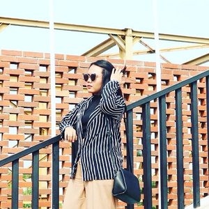 Never failed on Stripes ‼️-#photo #clozette #clozetteid #stripes #style #black #blackandwhite #brown #closeup #like #love #fashion #beauty #girls