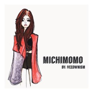 #michimomoart of the day! Thank you so much @veeownism for illustrating me in such cool and amazing way!!! Check her out! She got talent ;) #clozetteID #illustration