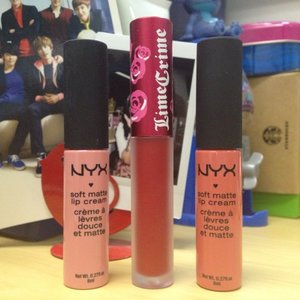 My new baby lip cream #NYX and #limecrime #redvelvet. #clozetteid #recentpurchase #makeup #instamakeup