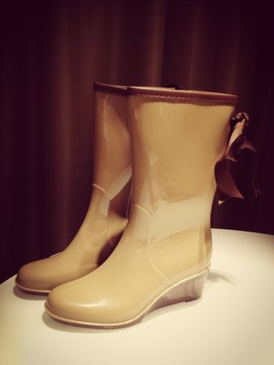 Boots I bought in Taipei. Very handy when it rains. #Rainy